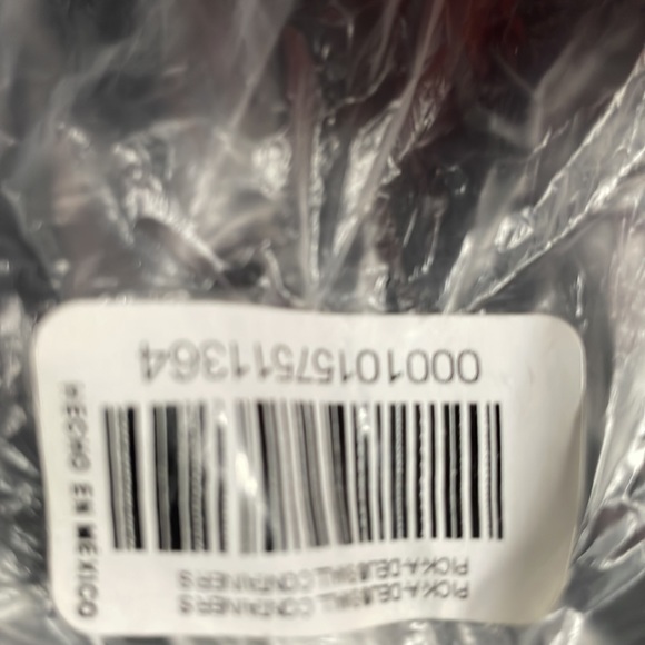 Red container for pickles,peppers and chilies - Picture 6 of 6